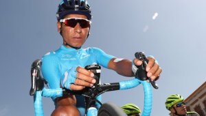 El colombiano Nairo Quintana, se mantiene en la tercera posición en la clasificación general de la Vuelta de España. AFP