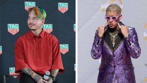 J.Balvin y Bad Bunny. Archivo