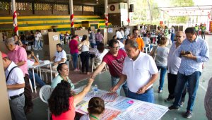 Un promedio de 30.000 personas estaban habilitadas para votar en la región. Alfredo Estévez