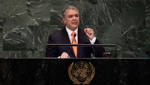 En declaraciones en Nueva York. AFP