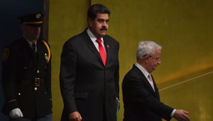 El presidente venezolano llegó este miércoles a Nueva York para participar de la Asamblea General de la ONU.  AFP