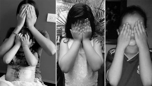 Fotos de niños, jóvenes y adultos con las manos sobre sus ojos buscan ser tendencia a nivel nacional en redes sociales. Cortesía