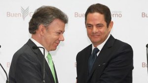 Juan Manuel Santos y German Vargas Lleras. La Opinión