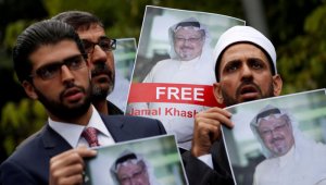 Periodistas de todo el mundo reclaman justicia por el asesinato del comunicador saudí en el consulado de Arabia en Estambul.
AFP