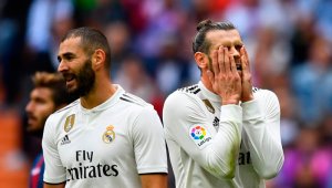 Karim Benzema y Gareth Bale. AFP