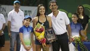 La tenista viajará este domingo a Estados Unidos. Juan Pablo Cohen / La Opinión