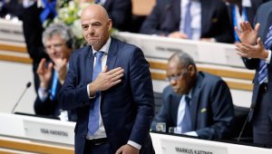 El presidente de la fifa, Gianni Infantino, ha sido vinculado con una serie de actos irregulares al interior de esa entidad. Archivo