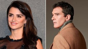 Penélope Cruz y Antonio Banderas. AFP y Twitter