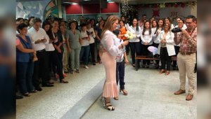 Claudia Cecilia Uribe Rangel se reintegró, este lunes, a la dirección de Comfanorte. Cortesía