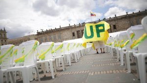 La Unión Patriótica recuperó su personería jurídica en 2013, tras un fallo del Consejo de Estado que le dio peso a su condición de exterminio. Colprensa