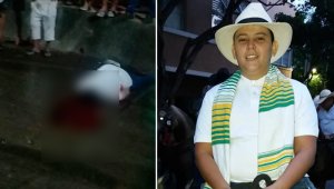 El cuerpo de José Manuel Rodríguez Pinto fue trasladado por la Policía al hospital Erasmo Meoz, donde finalmente murió. Cortesía