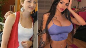 Se ha operado senos, mejillas, labios y barbilla. Internet @ccentino