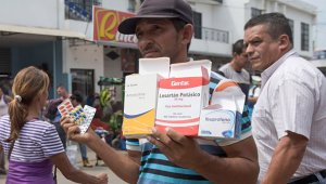 La Parada, cerca al puente internacional Simón Bolívar, sigue siendo el eje de estos negocios ilegales. AFP