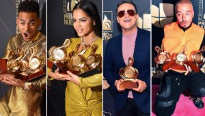 Ozuna, Natti Natasha, Silvestre Dangond y J Balvin. Agencias