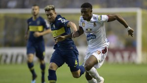 El Xeneize es líder con cuatro puntos, seguido por los colombianos con tres, los bolivianos con uno y los brasileños sin unidades. AFP