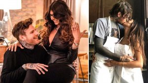 Mia Khalifa junto a su novio Robert Sandberg. Instagram