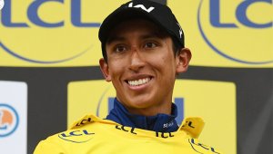Ciclista colombiano Egan Bernal. AFP