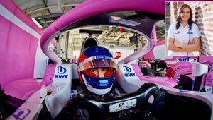 La piloto bogotana enfrentó una fecha doble disputada en el trazado de Sakhir, en una parrilla muy peleada. Tomada de Twitter @TataCalde