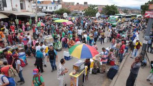 En La Parada, en plena frontera con Venezuela, se evidencia que los migrantes están trabajando en la informalidad como solución a la falta de empleo que hay en el área metropolitana de Cúcuta. Archivo