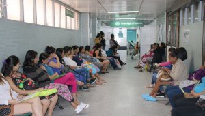 Esta es la sala de obstetricia del HUEM en donde son atendidos a diario los partos de 19 mujeres venezolanas.
 Mario Caicedo / La Opinión