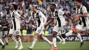 La 'Juve' iguala, coronándose a cinco jornadas para el final, el récord de precocidad de un campeón en el 'Calcio'. AFP