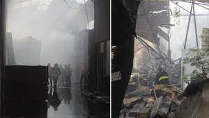 Por ahora, se desconoce el origen del fuego y el valor de las pérdidas. Cortesía