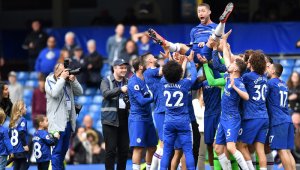 La jornada fue  redonda para los 'Blues'.  AFP