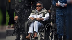 A Santrich le leyeron sus derechos y lo devolvieron al penal, para después ser llevado al búnker de la Fiscalía.  AFP