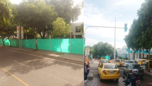 Este viernes, el tramo bloqueado fue el que está entre calles 14 y 15, en dirección a la avenida Diagonal Santander. La Opinión