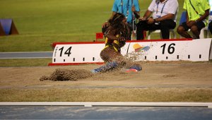 Atleta colombiana Caterine Ibargüen. Colprensa
