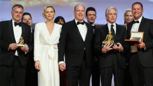 Los galardonados. AFP