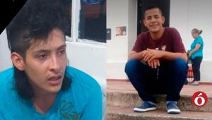 Jonar Montañez, presunto agresor (izquierda). Jefferson Alberto Muñoz Prada, víctima (derecha).  Cortesía