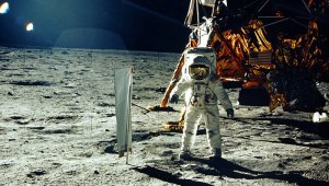 Neil Armstrong, comandante de la misión; Michael Collins, piloto del módulo y Edwin “Buzz” Aldrin (en la foto), piloto del módulo lunar.
Nasa