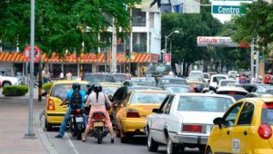 Trancones en el centro de Cúcuta. Archivo