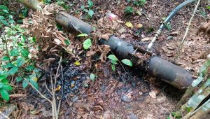 El petróleo hurtado del oleoducto Caño Limón Coveñas es convertido en pategrillo, insumo necesario para producir cocaína. Archivo