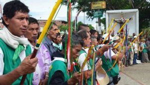 La guardia indígena. Colprensa