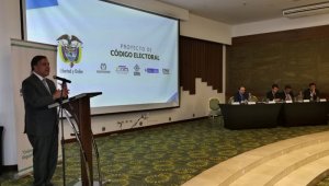 El registrador nacional, Juan Carlos Galindo, dio a conocer los cambios que tendría el Código Electoral, proyecto de ley que pasa a debates en el Congreso de la República. Colprensa