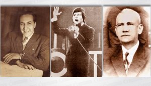 Pablo Tarazona, Arnulfo Briceño y Elías M. Soto. La Opinión