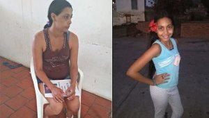 La pequeña viste bluyín corto, camisa blanca y sandalias grises. La Opinión