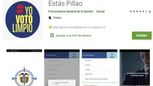 La aplicación se puede  descargar en cualquier teléfono celular inteligente y desde allí hacer las respectivas denuncias. Tomada de Twitter