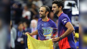 Juan Sebastián Cabal y Robert Farah, ganadores de los Gran Slam de Wimbledon y el Abierto de Estados Unidos, terminarán el año como la mejor dupla de la temporada.
 Archivo