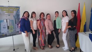 Carmenza Díaz Trujillo, Luz Marina Arias, Piedad Consuelo Roa Sanguino, Érika Rodríguez, Ingrid Nataly Santiago, Ludy Yadira Villamizar Sandoval y Deysi Karime Monsalvo Jaimes. Cortesía
