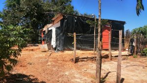 En la humilde vivienda, ubicada a unos 50 metros de la vía que conduce de la vereda La Jarra al corregimiento de Aguaclara ocurrieron los hechos. Laura Serrano