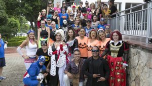 Fieles usuarios del gimnasio del Club Tennis. Juan Pablo Cohen/La Opinión