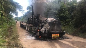 El hecho se registró este lunes en la tarde. Cortesía