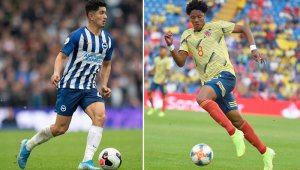 Steven Alzate es llamado por primera vez a la selección nacional. Yairo Moreno ha demostrado buen nivel en el medio campo. Archivo