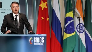 Brasil "comercia con el mundo entero", esas fueron las palabras de Jair Bolsonaro, quien no se involucra en la guerra comercial entre China y Estados Unidos. AFP