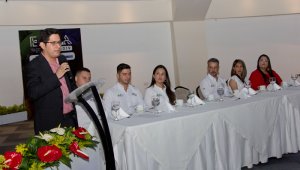 Byron Falla Delgado, secretario de Minas y Energía de Norte de Santander, presentó en una rueda de prensa los detalles de la nueva versión de Expo EMHA, la feria energética, minera, de hidrocarburos y ambiental. 
 Alfredo Estévez