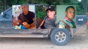 El triple homicidio se dio en Tibú y los cuerpos de las víctimas quedaron en los asientos traseros de la camioneta venezolana en la que se movilizaban. Cortesía