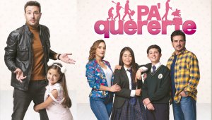 Parte del elenco de Pa' quererte. Cortesía